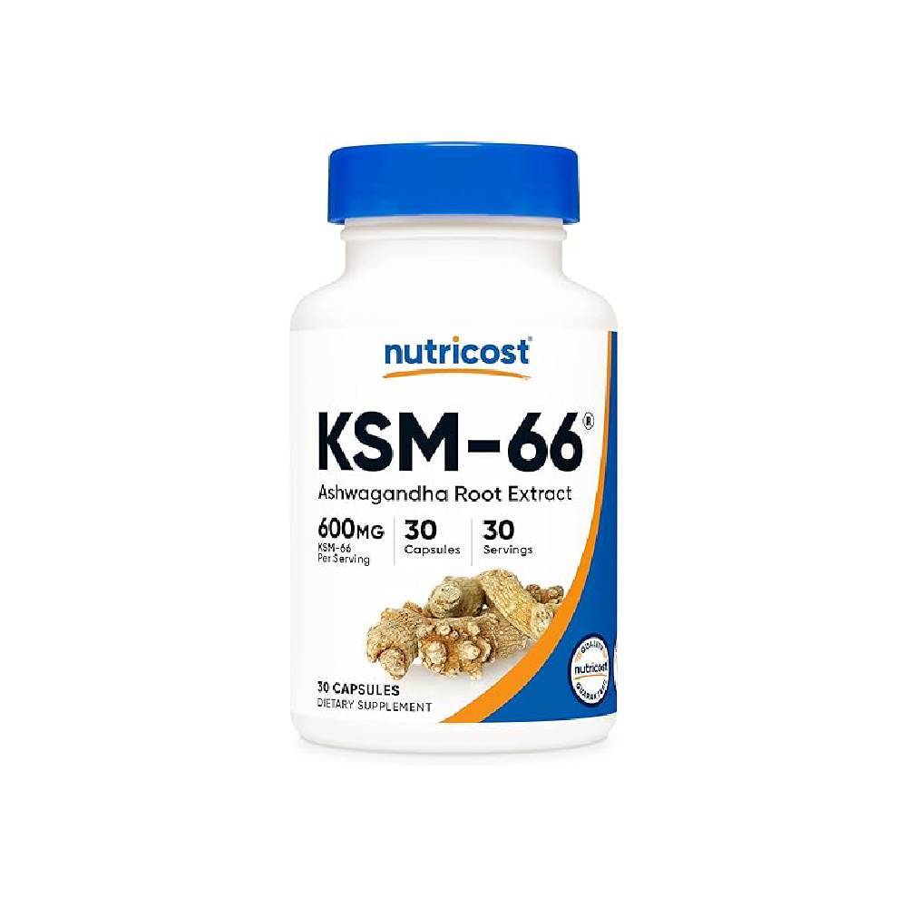 Nutricost Ashwagandha KSM-66 600mg – Hỗ trợ tinh thần và sức khỏe