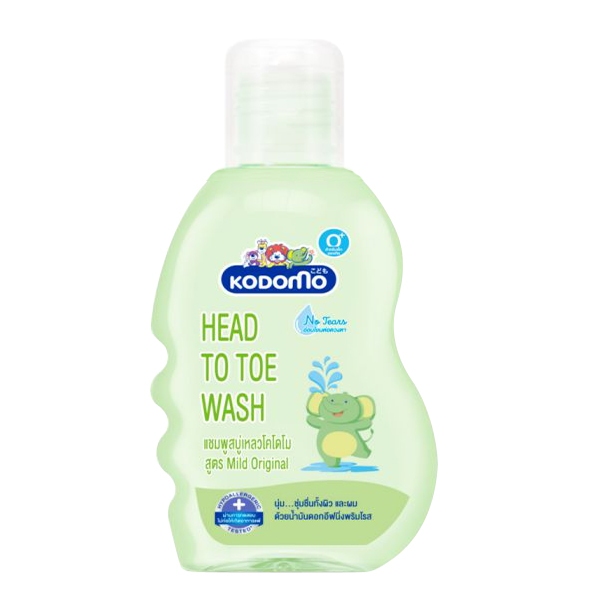 Kodomo Dầu Tắm Gội Trẻ Em 0+ Organic Nhập Khẩu Thái Lan An Toàn không cay Mắt Bé