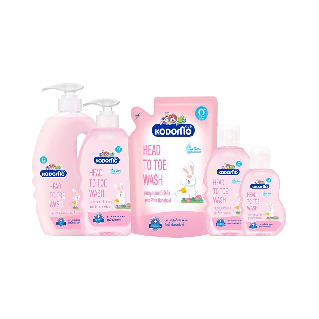 Kodomo Dầu Tắm Gội Trẻ Em 0+ Organic Nhập Khẩu Thái Lan An Toàn không cay Mắt Bé