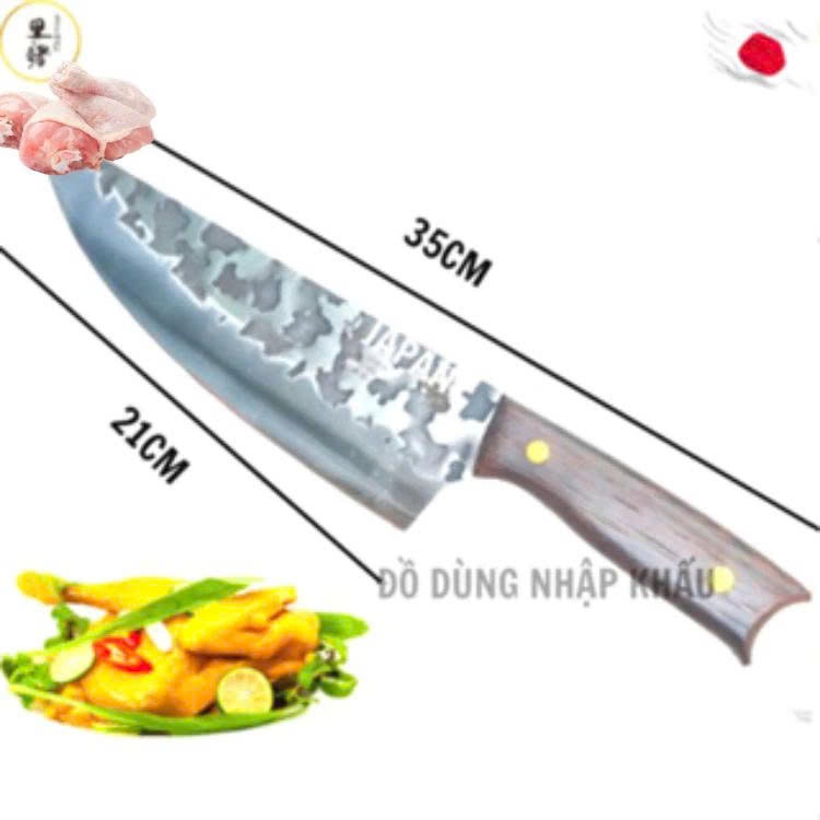 Dao nhà bếp lọc thịt Aka-Ki hàng nhập bãisiêu bén bằng thép xanh cacbon 3 lớp không gỉ
