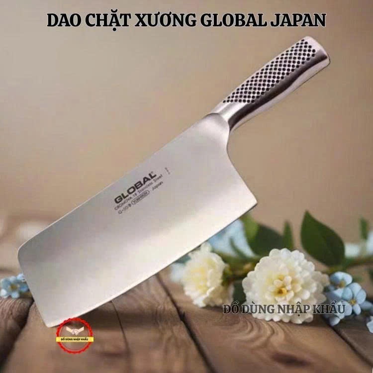 Dao nhà bếp chuyên chặt xương GL Japan cao cấp bằng thép trắng không gỉ-Phiên bản mới nhất 2025