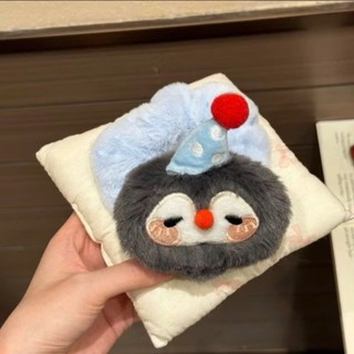 Scrunchies dây cột tóc lông cá và chim cánh cụt
