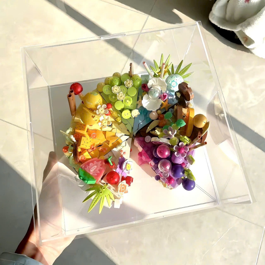 Đồ chơi mô hình bánh kem sinh nhật, bánh sinh nhật lắp ráp đồ chơi