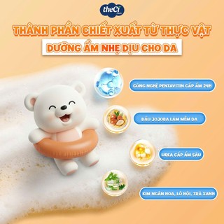 Combo 3 Chại Bọt Tắm Gội Theci Dịu Nhẹ Lành Tính Từ Thành Phần Tự Nhiên, Tạo Cảm Giác Thích Thú Khi Tắm Dung Tích 350ML