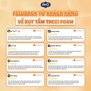 Combo 3 Chại Bọt Tắm Gội Theci Dịu Nhẹ Lành Tính Từ Thành Phần Tự Nhiên, Tạo Cảm Giác Thích Thú Khi Tắm Dung Tích 350ML
