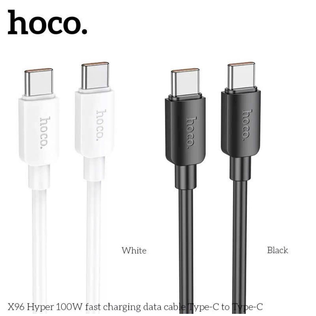 Dây sạc nhanh hoco X96 ,typec to typec 100w.