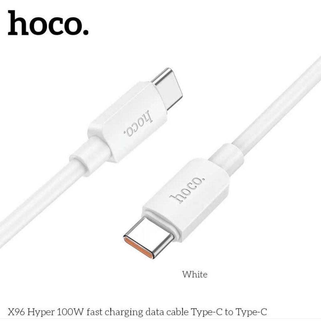 Dây sạc nhanh hoco X96 ,typec to typec 100w.