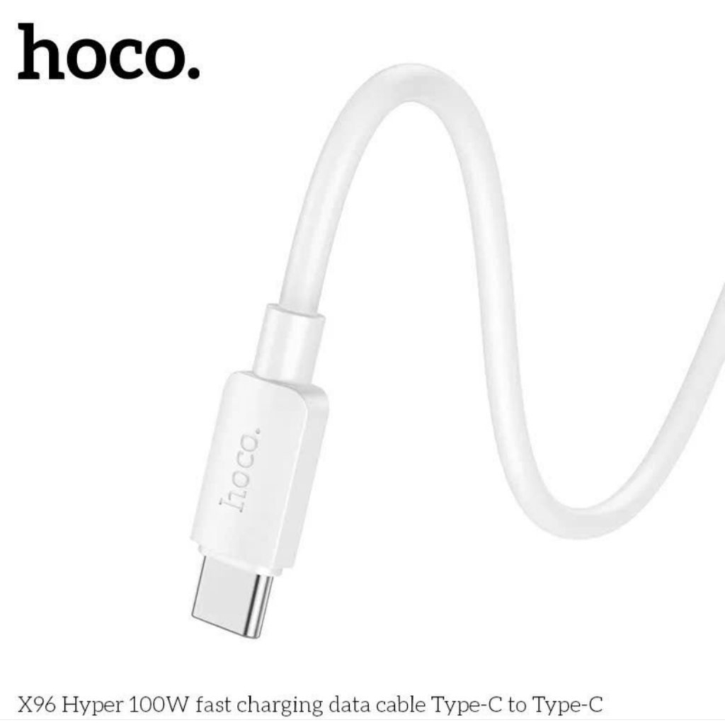 Dây sạc nhanh hoco X96 ,typec to typec 100w.
