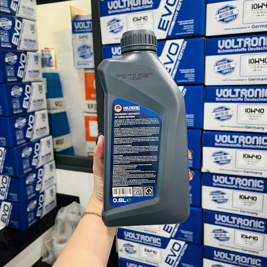 Dầu Nhớt Xe Số, Côn Tay Voltronic ECO Moto 10w30