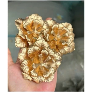 Combo 3-5 bông Mẫu Đơn Đồng phụ kiện decor sang trọng trang trí Giỏ Quà Tểt, Tháp Lễ , Oản Tài Lộc...