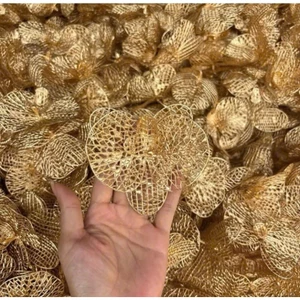 Combo 3-5 bông Lan Lưới Đồng phụ kiện decor sang trọng trang trí Giỏ Quà Tểt, Tháp Lễ , Oản Tài Lộc...