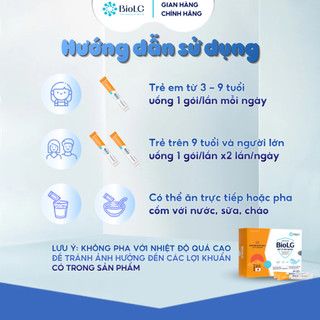 Combo 2 Hộp Cốm BioLG Bổ Tỳ Ăn Ngon Enzyme Nhật Bản Lợi Khuẩn Đường Ruột, Bé Ăn Ngon Tăng Đề Kháng