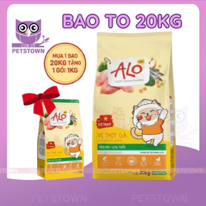 ALO - HẠT CHO MÈO MỌI LỨA TUỔI DA LÔNG BÓNG MƯỢT BAO 20KG