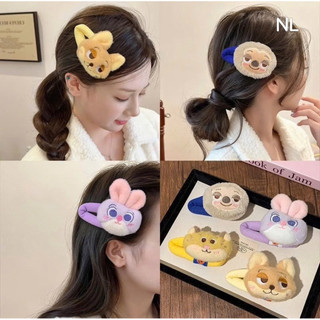🍑 𝑭𝑹𝑬𝑬𝑺𝑯𝑰𝑷 🍑 Kẹp tóc nữ trong suốt phối charm hoạt hình xinh xắn