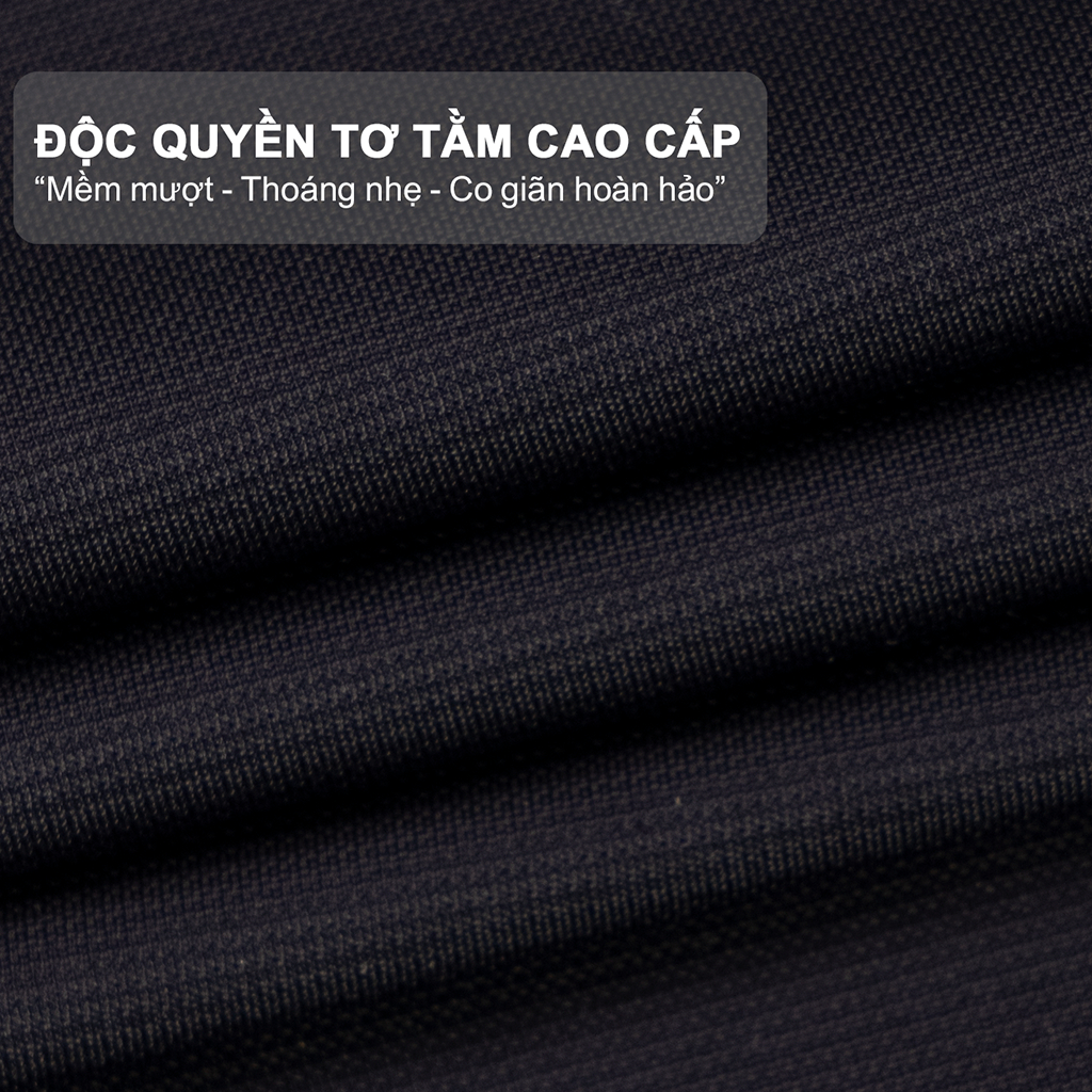 Áo polo nam MASCULINE APL614 chất liệu silk nylon spandex form regular fit cổ bo phối màu
