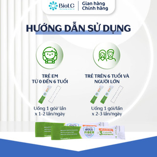 Cốm Vi Sinh BioLG Fiber Bổ Sung Chất Xơ Và Lợi Khuẩn Hỗ Trợ Giảm Táo Bón, Chăm Sóc Đường Ruột