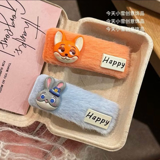 🐷 𝑭𝑹𝑬𝑬𝑺𝑯𝑰𝑷 🐷 Kẹp tóc phối lông nhân vật hoạt hình Melody đáng yêu