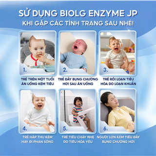 Cốm Enzyme Cho Bé BioLG JP Enzyme Nhật Bản 2 Tỷ Lợi Khuẩn Giảm Đầy Hơi, Hỗ Trợ Tiêu Hóa, Bé Ăn Ngon