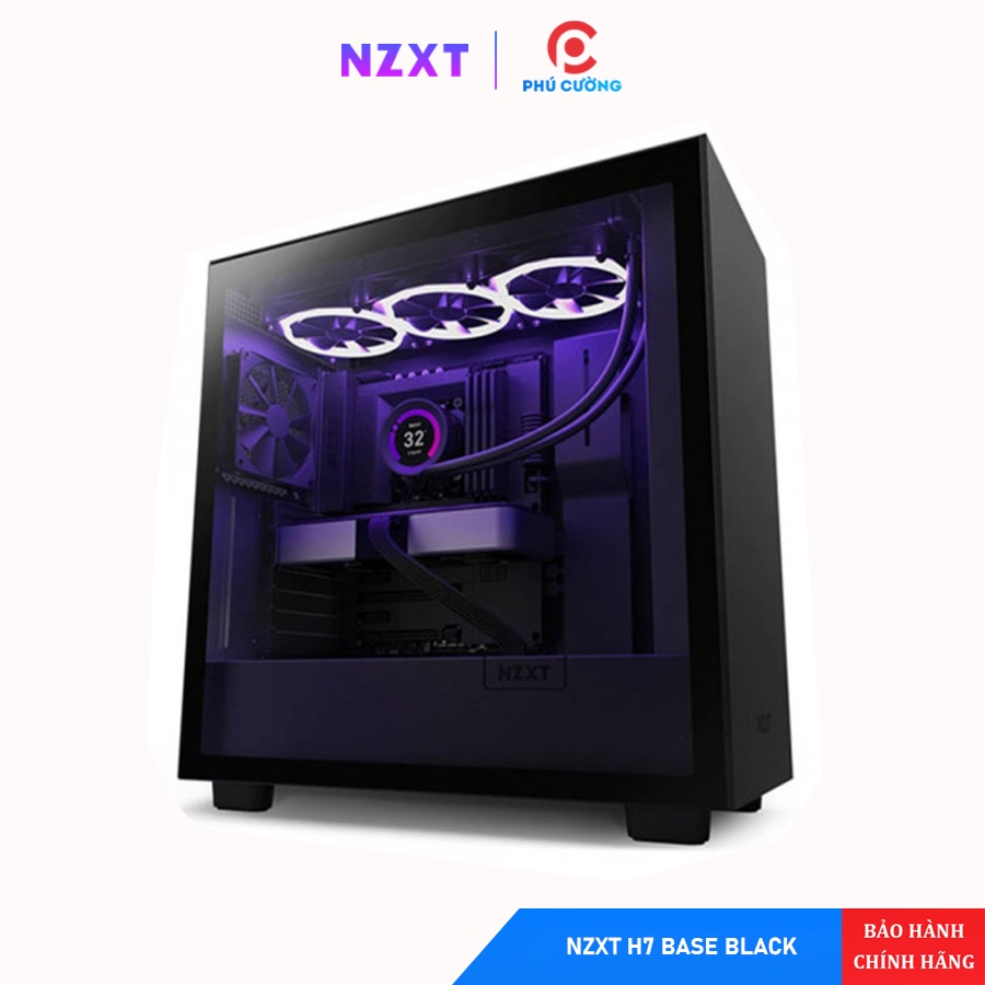 Vỏ Case NZXT H7 Base Black CM-H71BB-01 - Mid-Tower Cao Cấp, Kính Cường ...