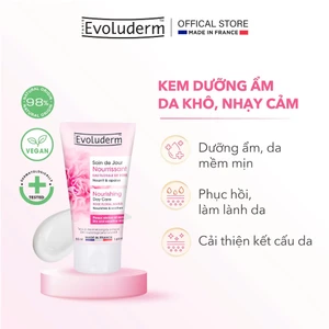 Kem dưỡng ẩm phục hồi và nuôi dưỡng làn da khô nhạy cảm EVOLUDERM NOURISHING DAY CARE ban ngày 50ml(18347)