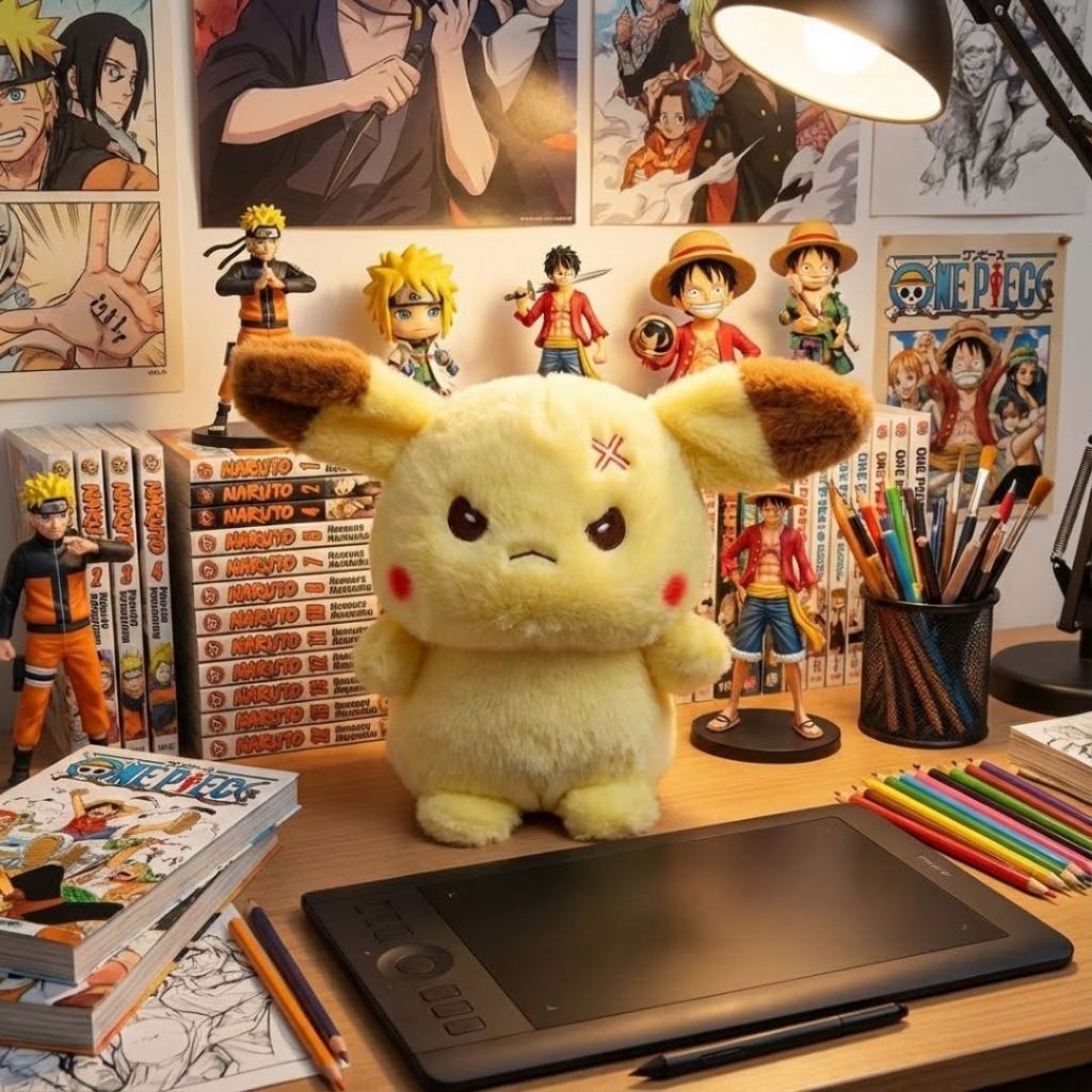 Gấu Bông Pikachu Pokemon Mini Đáng Yêu, Pikachu Nhồi Bông Quà Tặng,Đồ Chơi Cho Bé, Trẻ Em