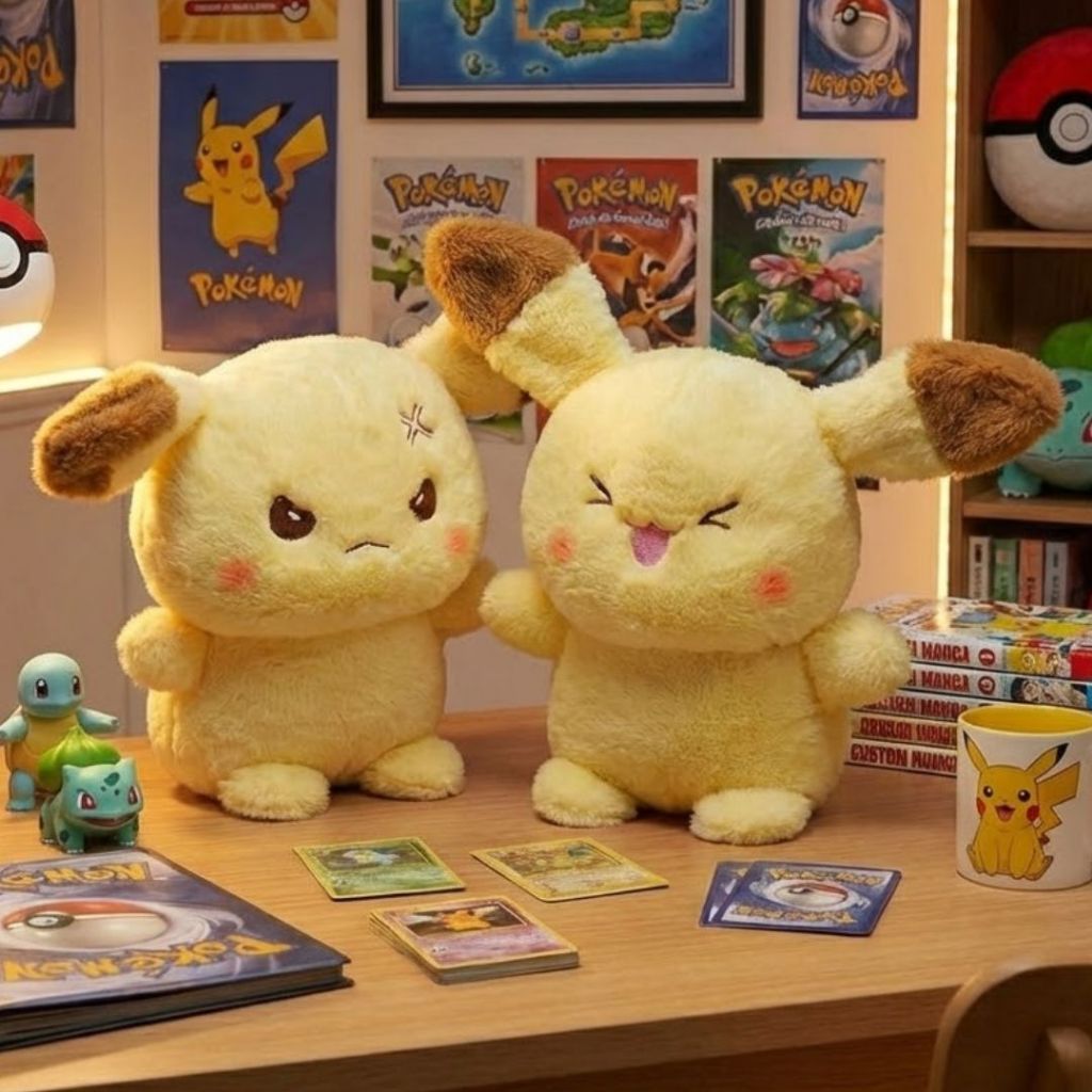 Gấu Bông Pikachu Pokemon Mini Đáng Yêu, Pikachu Nhồi Bông Quà Tặng,Đồ Chơi Cho Bé, Trẻ Em