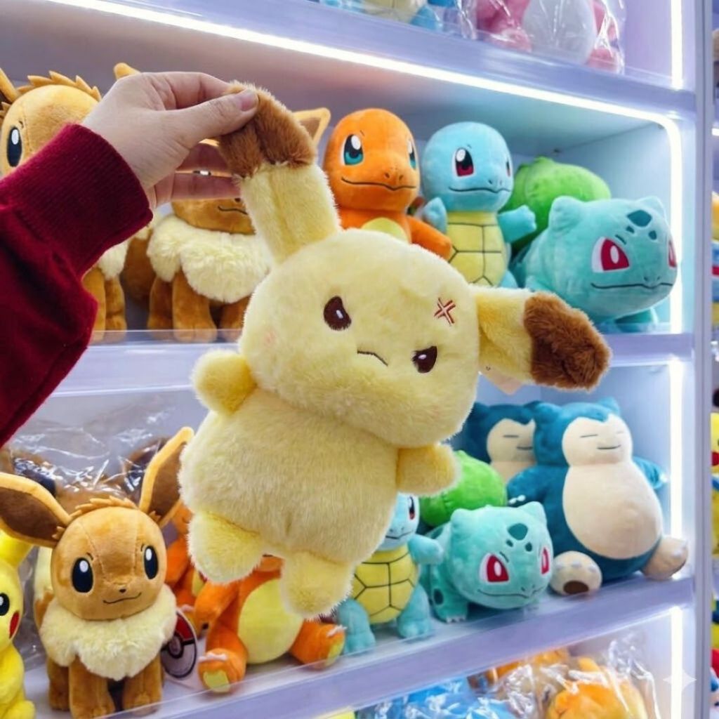 Gấu Bông Pikachu Pokemon Mini Đáng Yêu, Pikachu Nhồi Bông Quà Tặng,Đồ Chơi Cho Bé, Trẻ Em