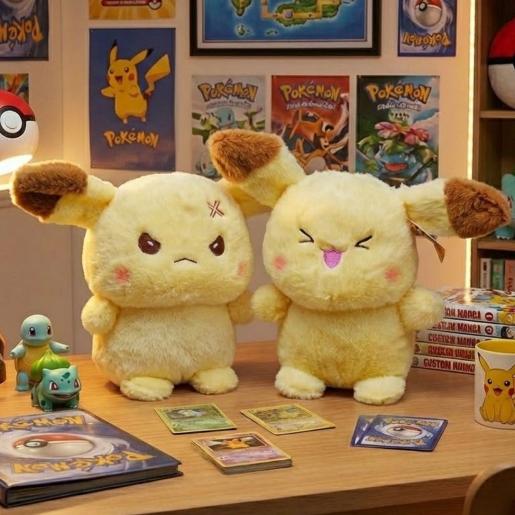 Gấu Bông Pikachu Pokemon Mini Đáng Yêu, Pikachu Nhồi Bông Quà Tặng,Đồ Chơi Cho Bé, Trẻ Em