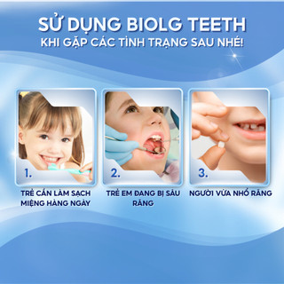 Xịt Vi Sinh BioLG Teeth Cho Bé Hỗ Trợ Chăm Sóc Răng Miệng, Hơi Thở Thơm Mát 30ml