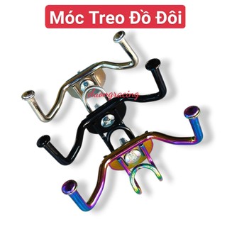 Móc treo đồ xe máy đa năng nhiều màu lựa chọn Titan, Inox, Sơn Đen, Cứng Cáp, Tiện Lợi phụ tùng xe máy caoduongracing