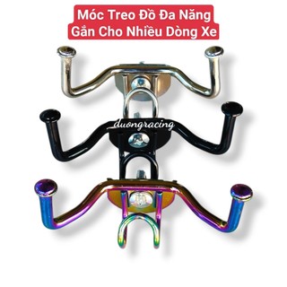 Móc treo đồ xe máy đa năng nhiều màu lựa chọn Titan, Inox, Sơn Đen, Cứng Cáp, Tiện Lợi phụ tùng xe máy caoduongracing