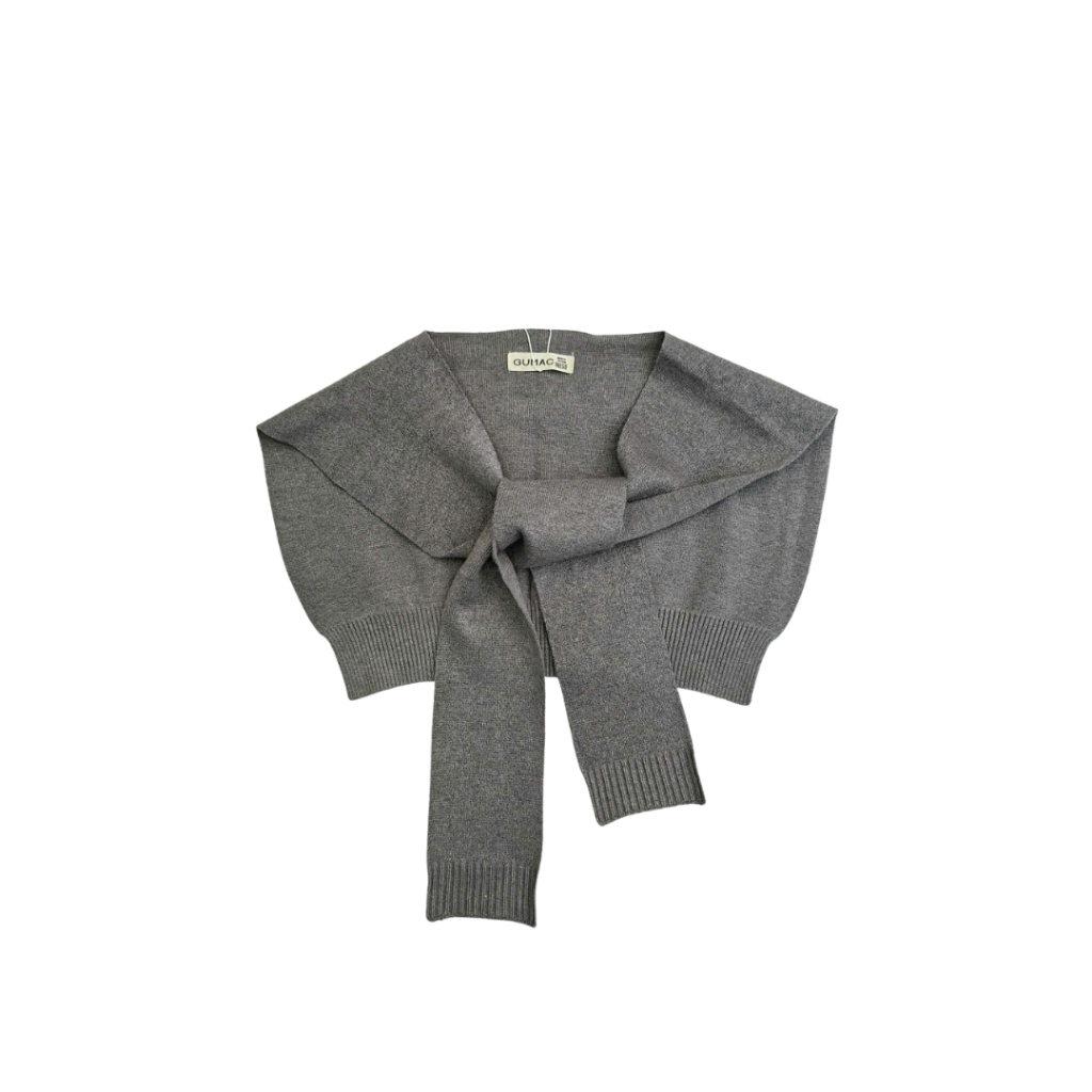 Phụ Kiện Khăn Choàng Len Sọc Đen Thời Trang GUMAC GUKPK1225