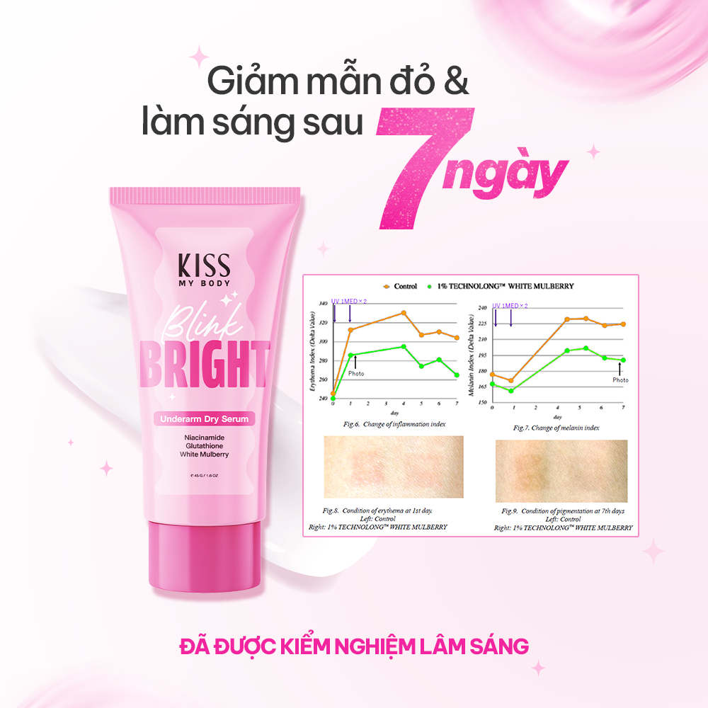 Serum Dưỡng Sáng Vùng Da Dưới Cánh Tay Kiss My Body Blink Bright 45g