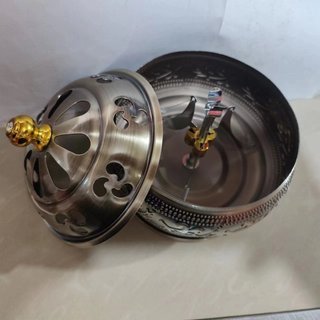 Lư xông trầm bát hương lớn chuyên dụng đồ thờ cúng nhang vòng phù hợp đặt nhang vòng 12h 24h