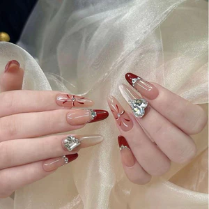Nailbox Mã [ Đ022 ] Nail Thiết Thủ Công , Nail Xinh Diện Tết Mẫu Pháo Hoa Hotrend Tết