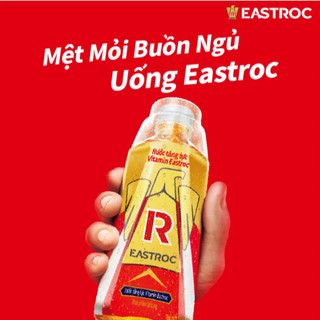 Nước tăng lực Eastroc thùng 24chai*500ml kèm cốc nhựa (Bản tiếng Việt/Trung)