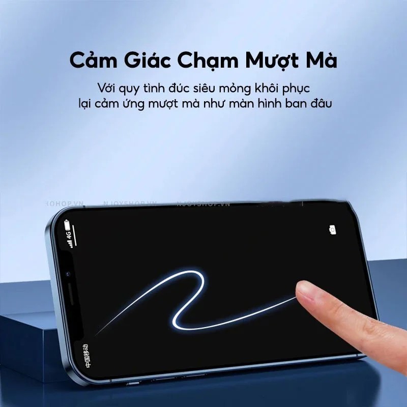 Kính Cường Lực Iphone Chống Nhìn Trộm – Khung Tự Dán Full Màn cho dòng iPhone từ 7 đến 17 Pro Max