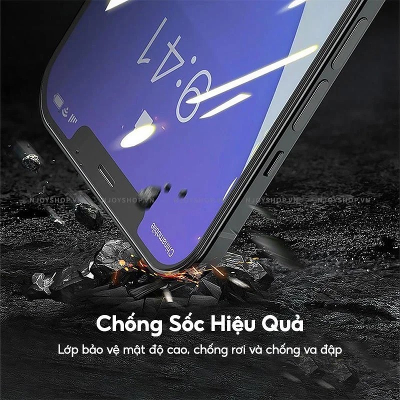 Kính Cường Lực Iphone Chống Nhìn Trộm – Khung Tự Dán Full Màn cho dòng iPhone từ 7 đến 17 Pro Max
