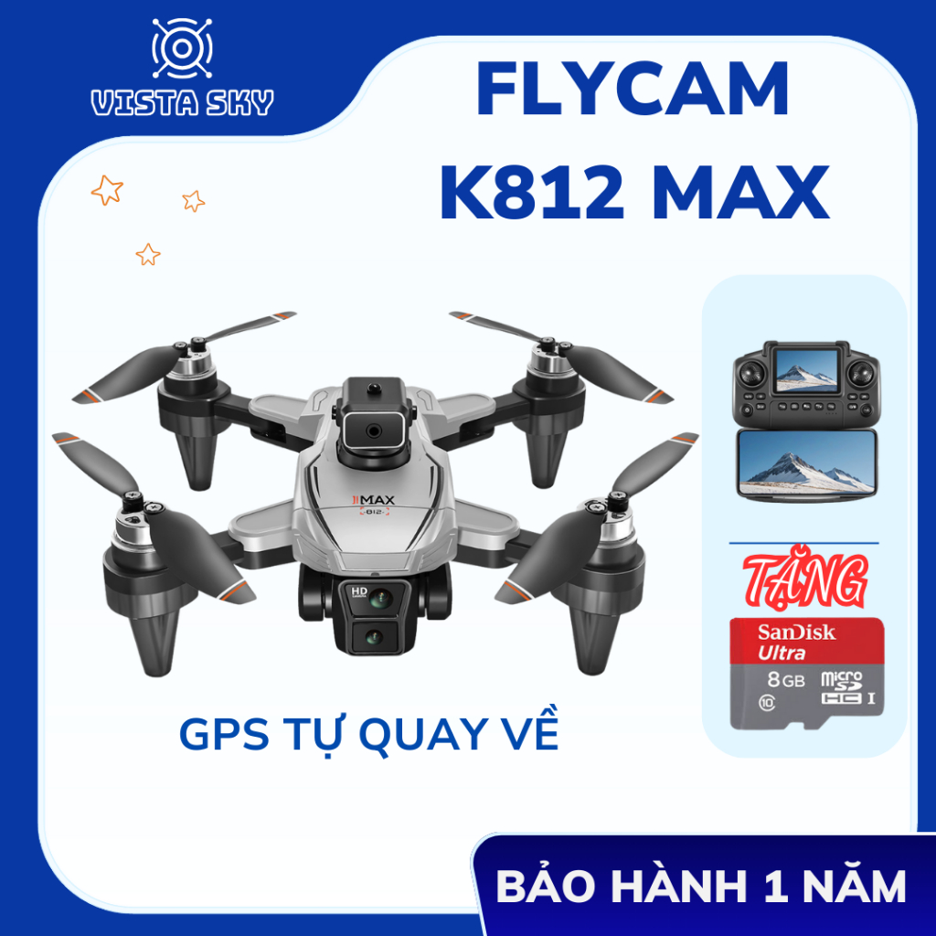 Flycam K812 Pro Max, flycam Máy Bay Điều Khiển Có Tay Cầm Màn Hình ...