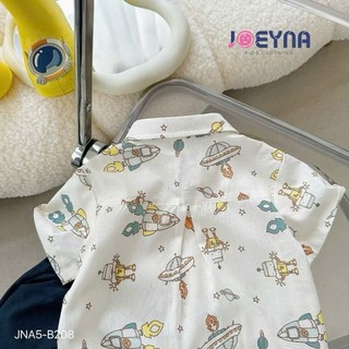 SET SƠ MI HỌA TIẾT VŨ TRỤ CHO BÉ TRAI SIÊU DỄ THƯƠNG | AnhMy Baby