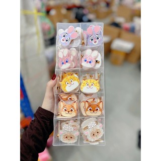 🍑 𝑭𝑹𝑬𝑬𝑺𝑯𝑰𝑷 🍑 Kẹp tóc nữ chất liệu nhựa in charm hoa quả xinh xắn