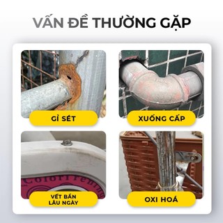 Sơn Xịt 450ML Cao Cấp Nhanh Khô, Chống Nước UV, Bám Dính Tốt Cho Kim Loại, Gỗ, Xe Máy