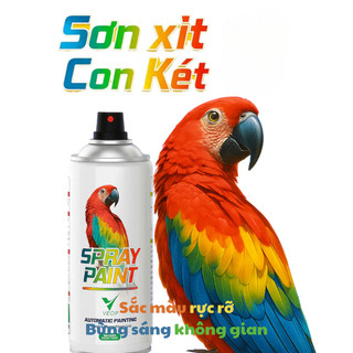Sơn Xịt 450ML Cao Cấp Nhanh Khô, Chống Nước UV, Bám Dính Tốt Cho Kim Loại, Gỗ, Xe Máy