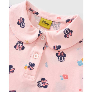 Đầm thun ngắn tay Minnie Disney bé gái Rabity 550.119