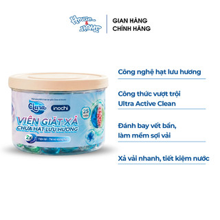 Combo 2 Hộp Viên Giặt Xả Clara 3in1 Hương Quả Mọng & Hoa Phấn 25 Viên VGLH01, Sạch Sâu, Lưu Hương Thơm Mát Dài Lâu
