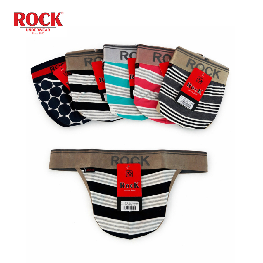 Quần Lót Nam ROCK QA 1012 Kiểu Dáng Lọt Khe Co Giãn Thoáng Khí, Quần Sịp Nam Cao Cấp Sang Trọng