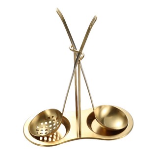 Giá để 2 muông ăn lẩu inox  loại tốt shop có bán thêm muông lẩu không kèm muỗng  - dụng cụ để muỗng