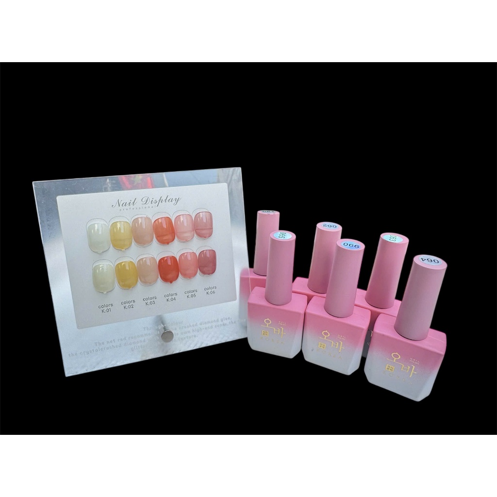 [Ưu Đãi Shop Mới] Sơn thạch 6 màu SERIES COLOR chất đậm đặc, bám móng, lên màu chuẩn chai 15ml