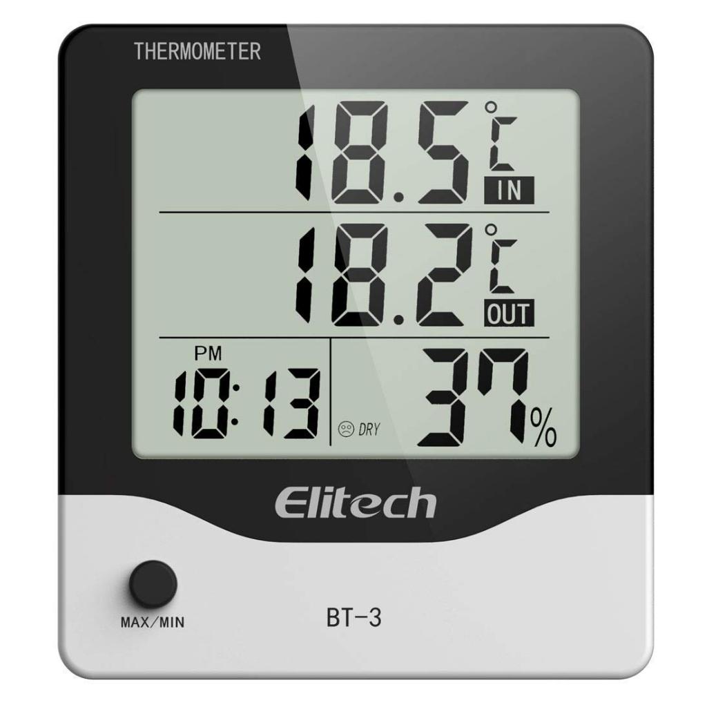 ĐỒNG HỒ ĐO NHIỆT ĐỘ/ĐỘ ẨM ELITECH BT-3, CÓ SENSOR KÉO DÀI