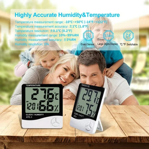 ĐỒNG HỒ ĐO NHIỆT ĐỘ/ĐỘ ẨM ELITECH BT-3, CÓ SENSOR KÉO DÀI